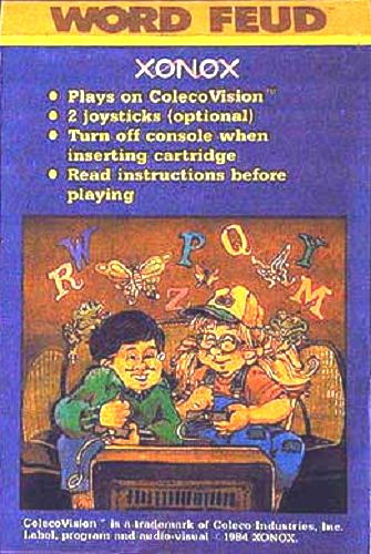 Word Feud box art for Colecovision